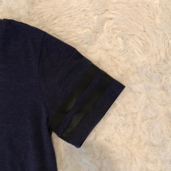 purple t-shirt dress - Picture 2 of 2